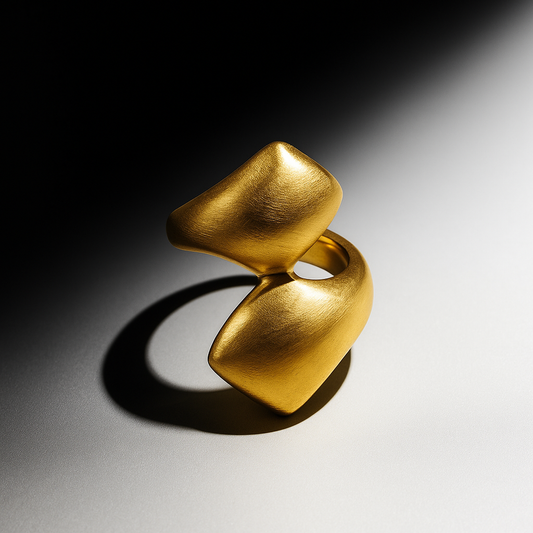 MUSE sculptural ring - Gold