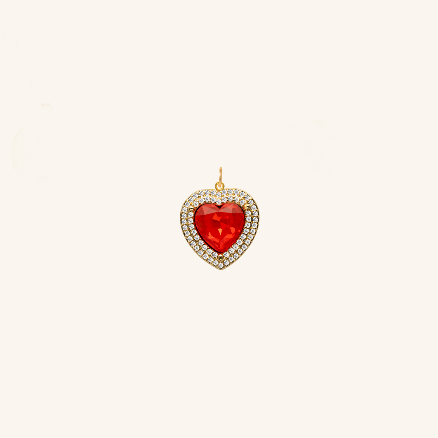 Ruby heart Pendant