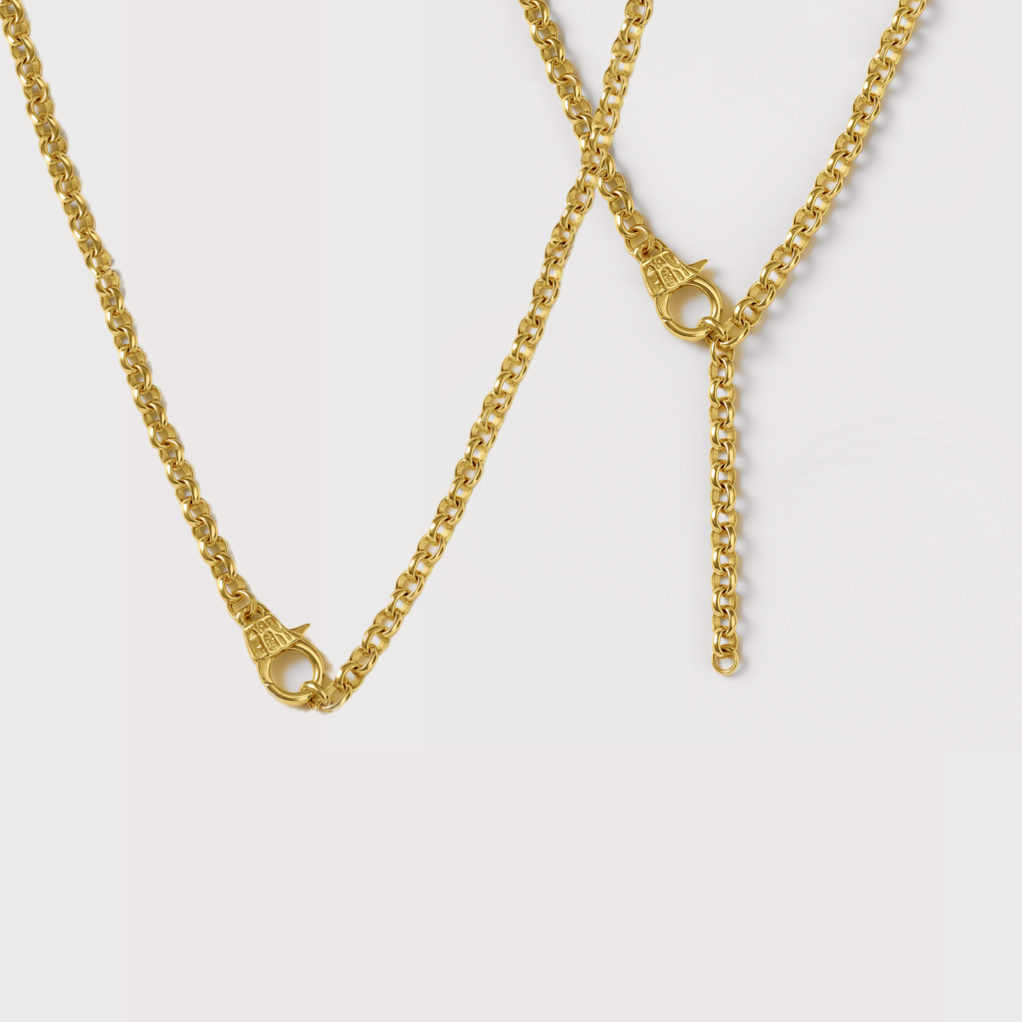 Gold rolo 3-in-1 necklace
