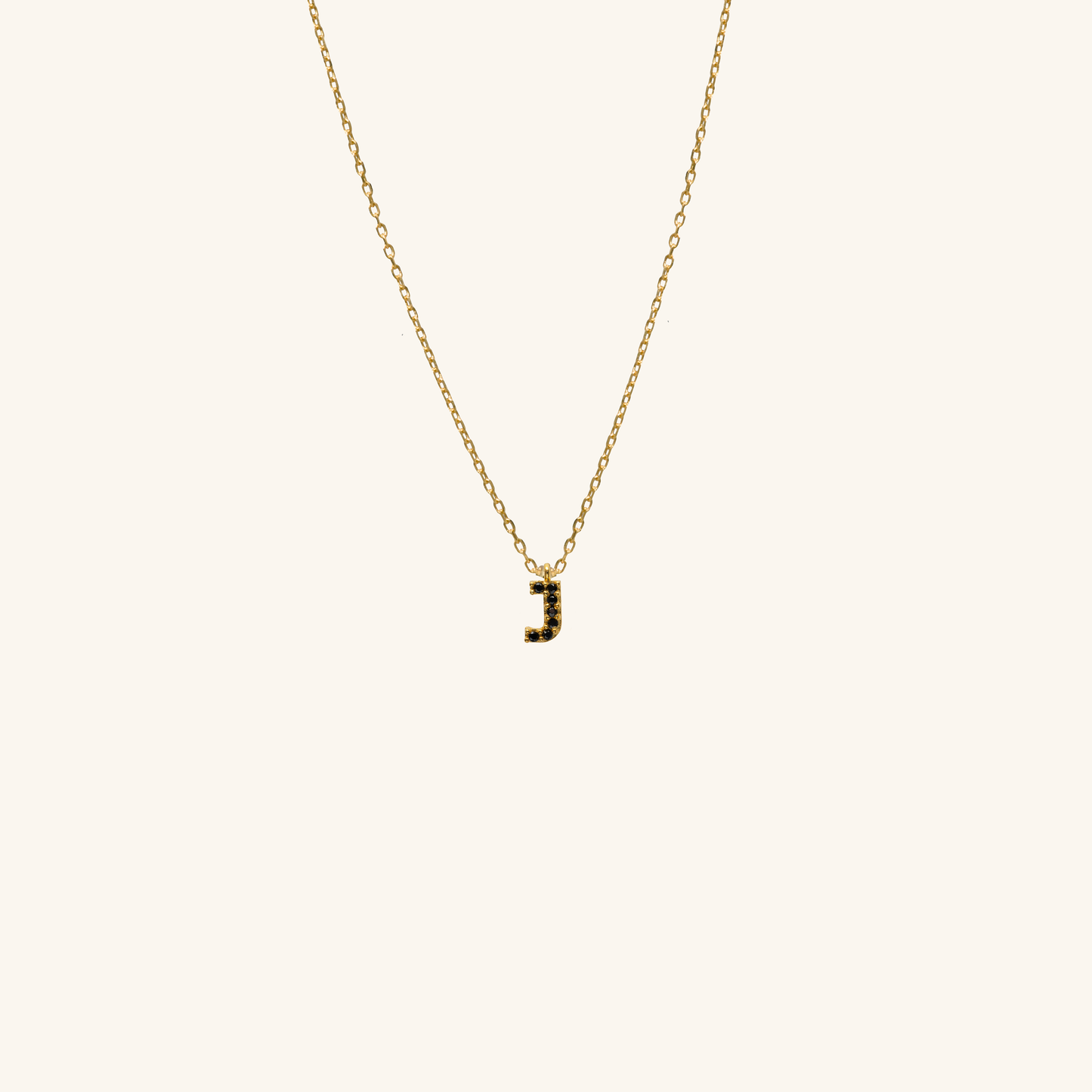 Black Crystal Initial Charm - J