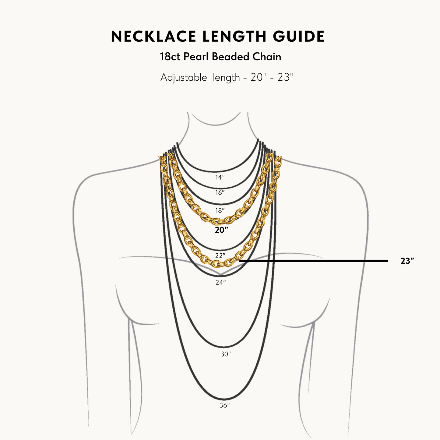 Gold Freshwater Pearl Necklace