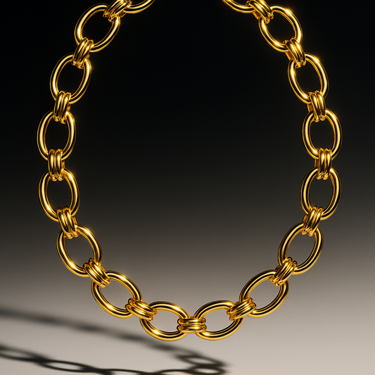 Axel chunky gold chain