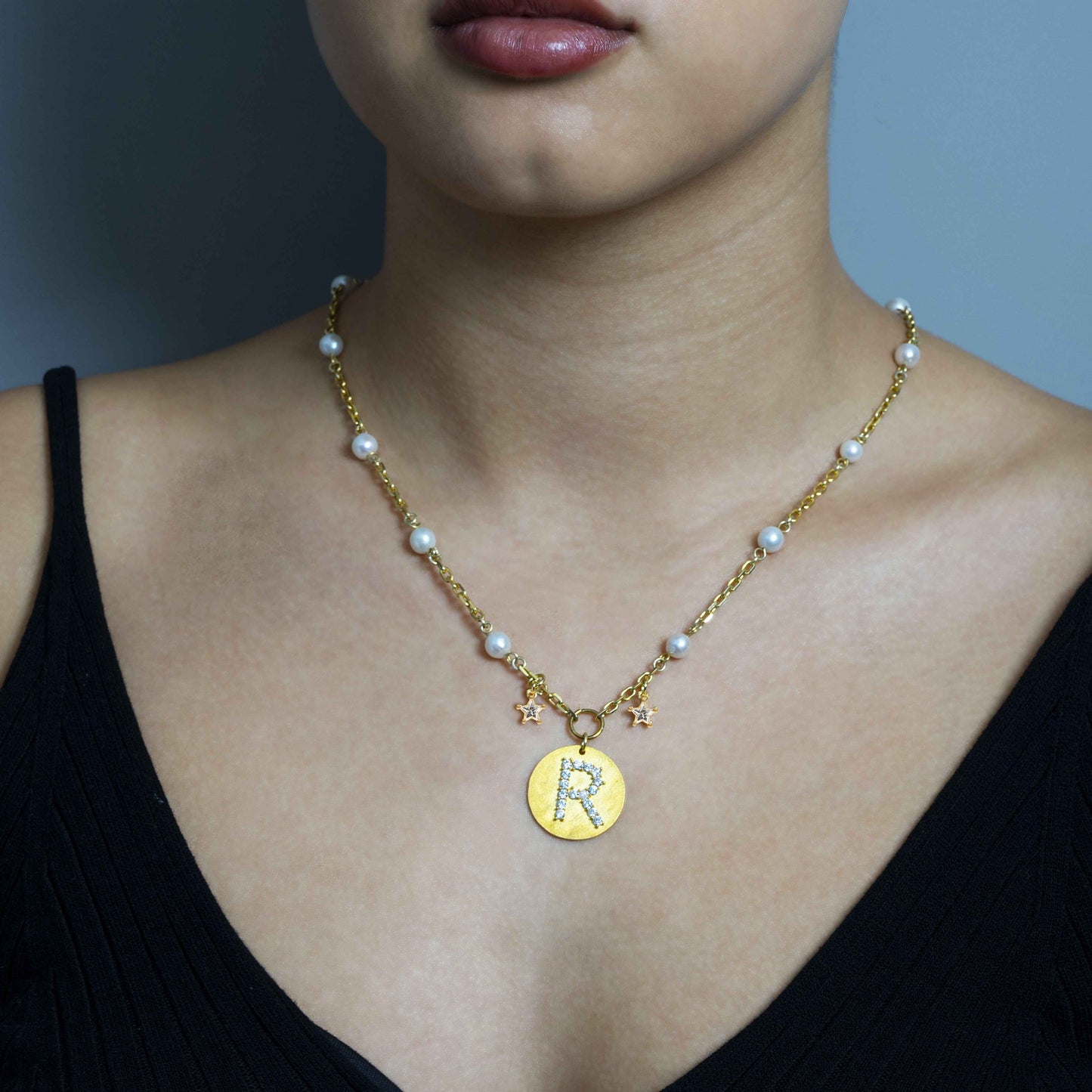 Mini Astrid Star Charm - Diamond