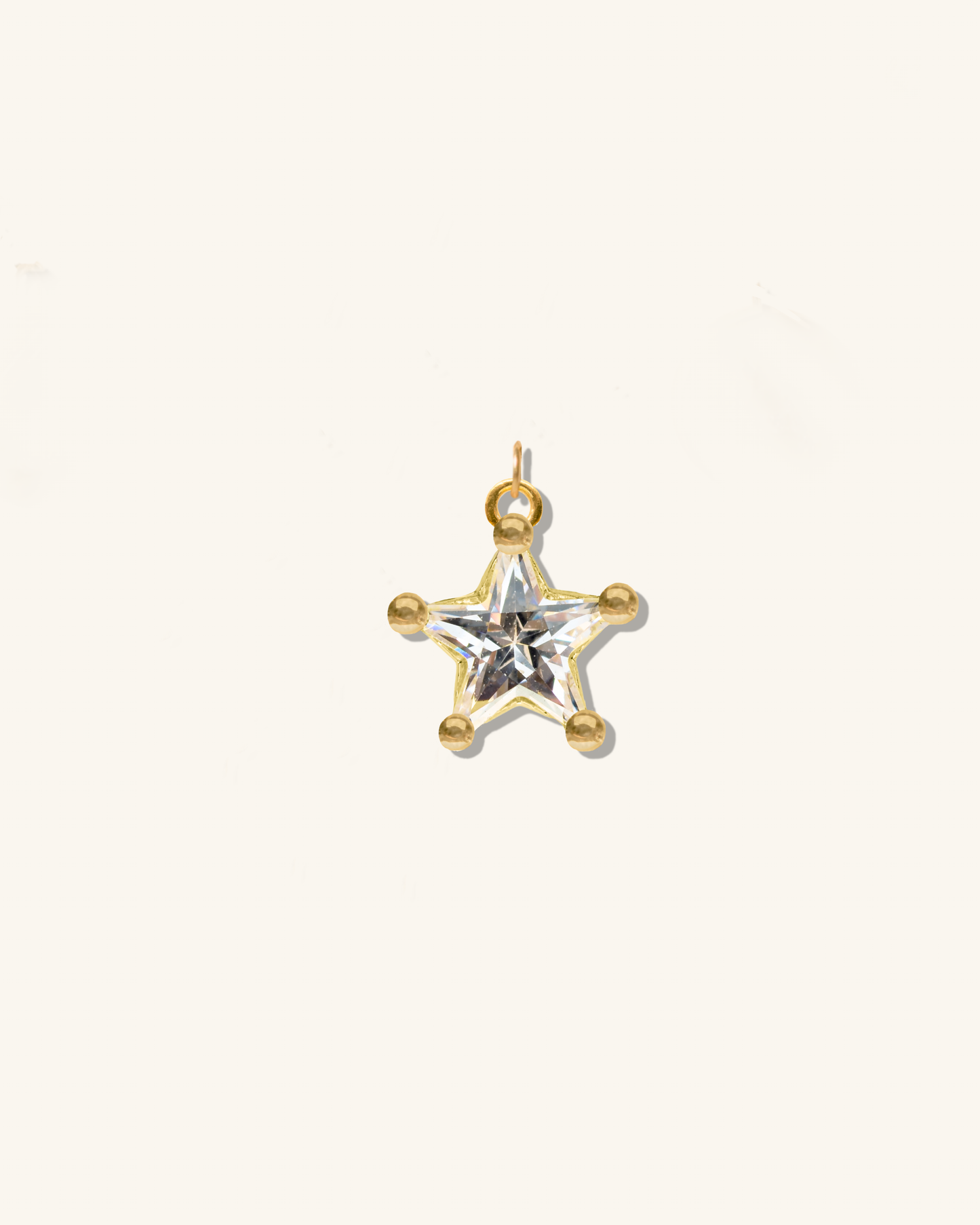 Mini Astrid Star Charm (White)
