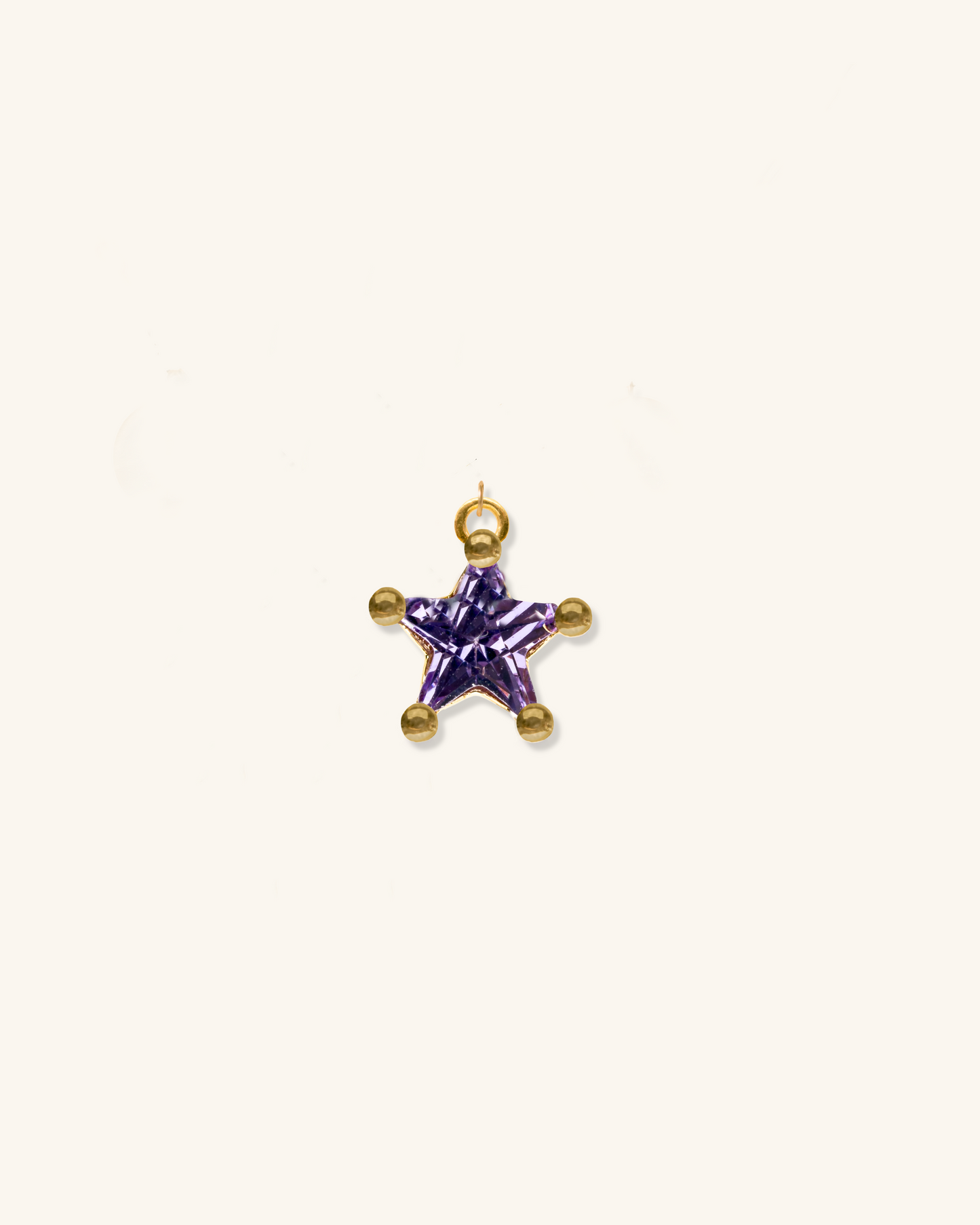 Mini Astrid Star Charm - Purple