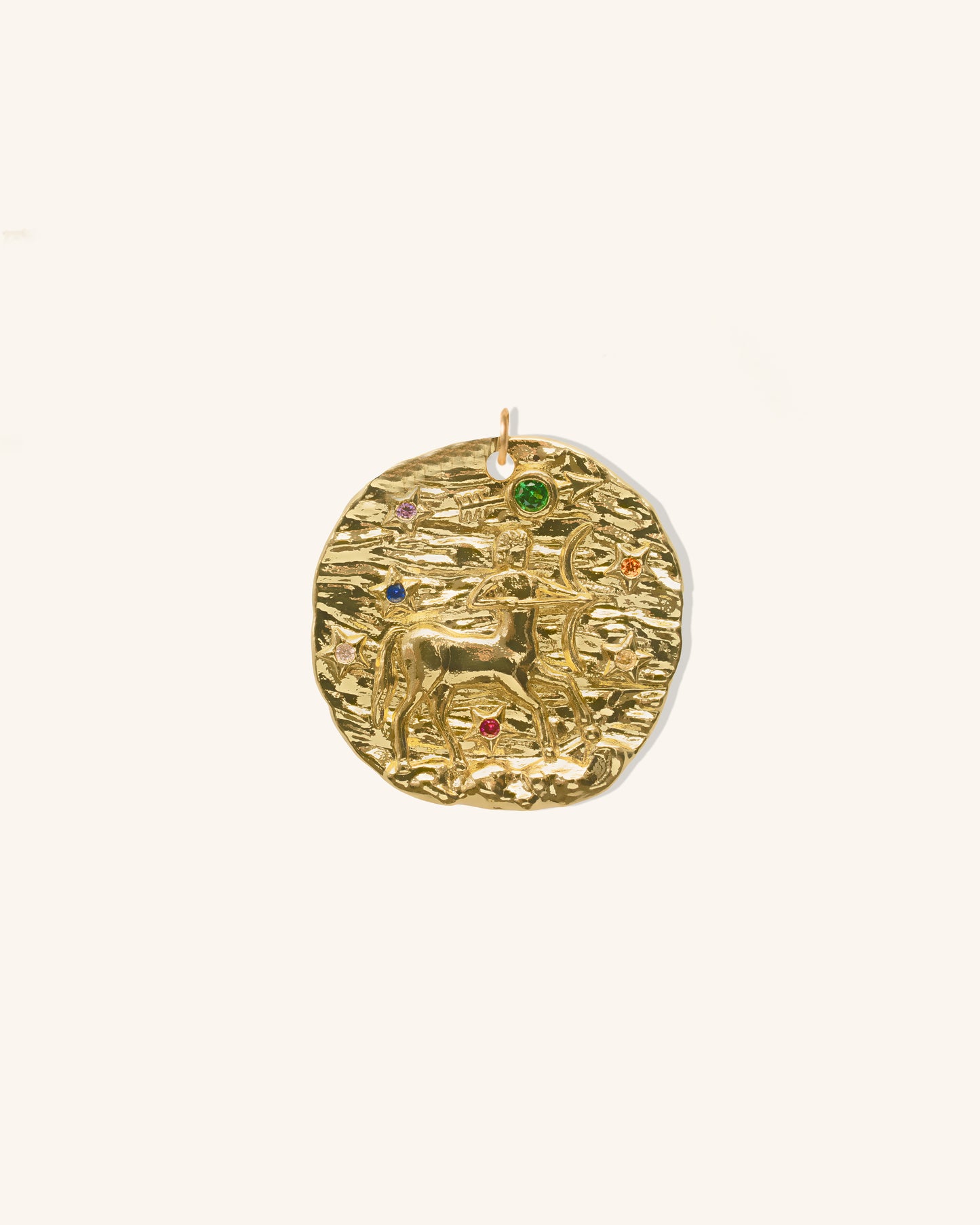 Sagittarius Micro Páve Zodiac Pendant