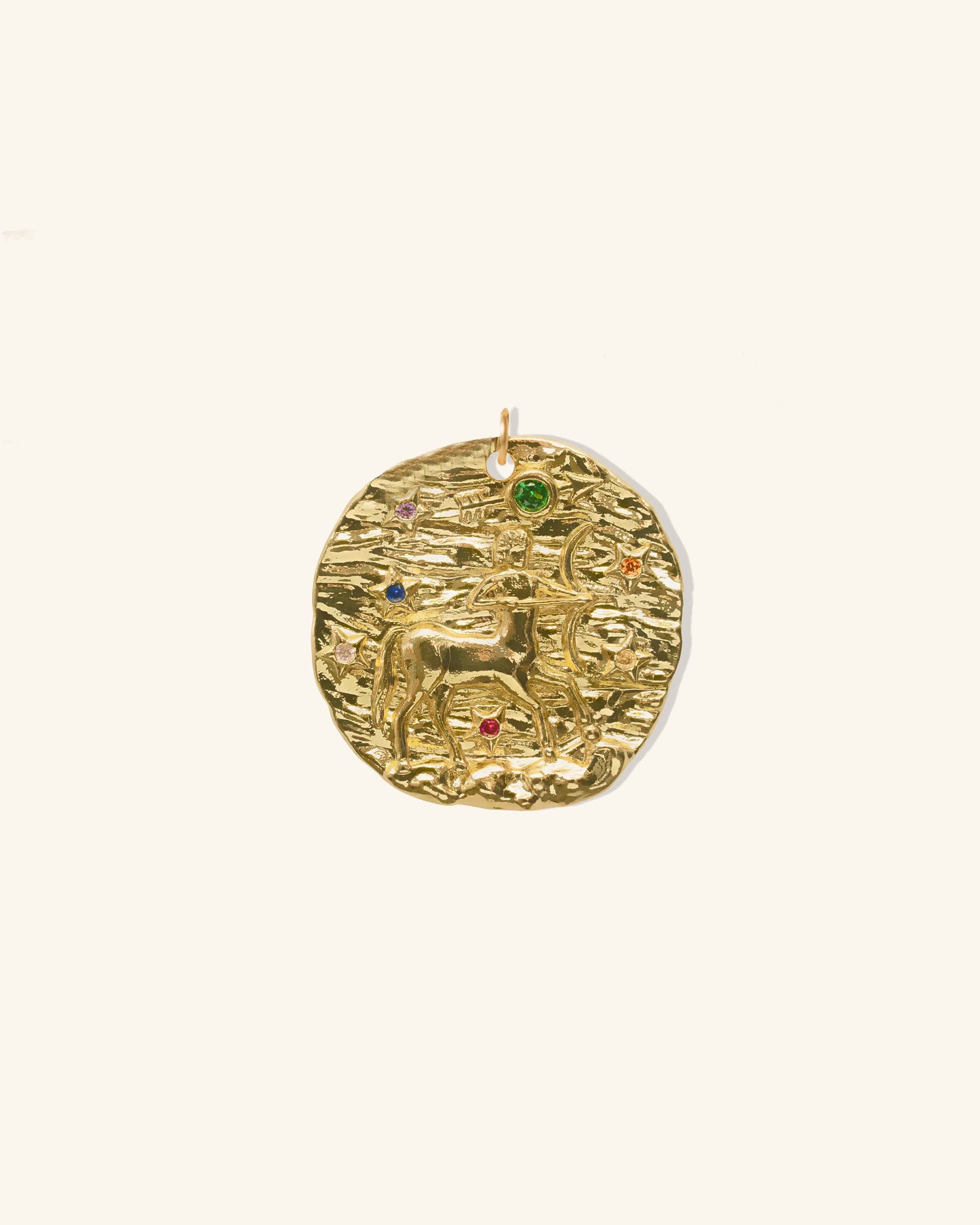 Sagittarius Micro Páve Zodiac Pendant