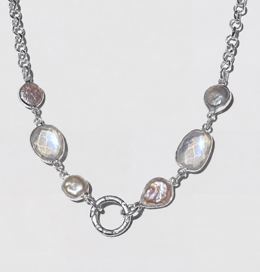IRIS 3-IN-1 NECKLACE - silver