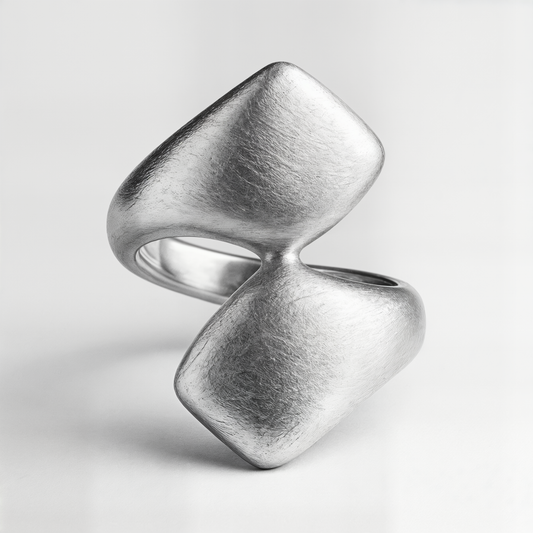 MUSE sculptural ring - Silver