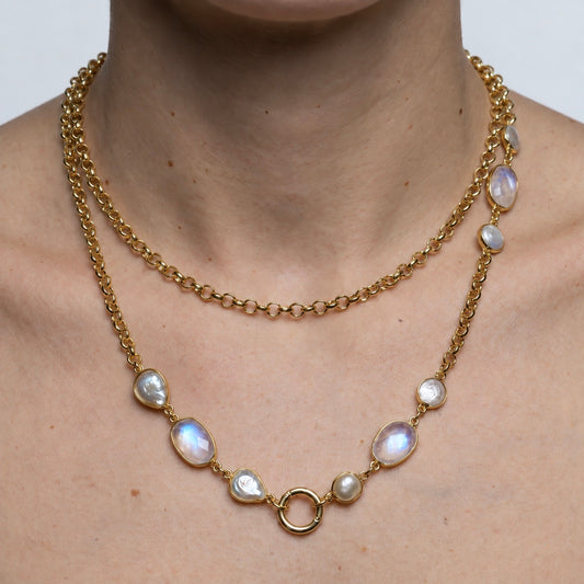 IRIS NECKLACE 3-in-1 - gold