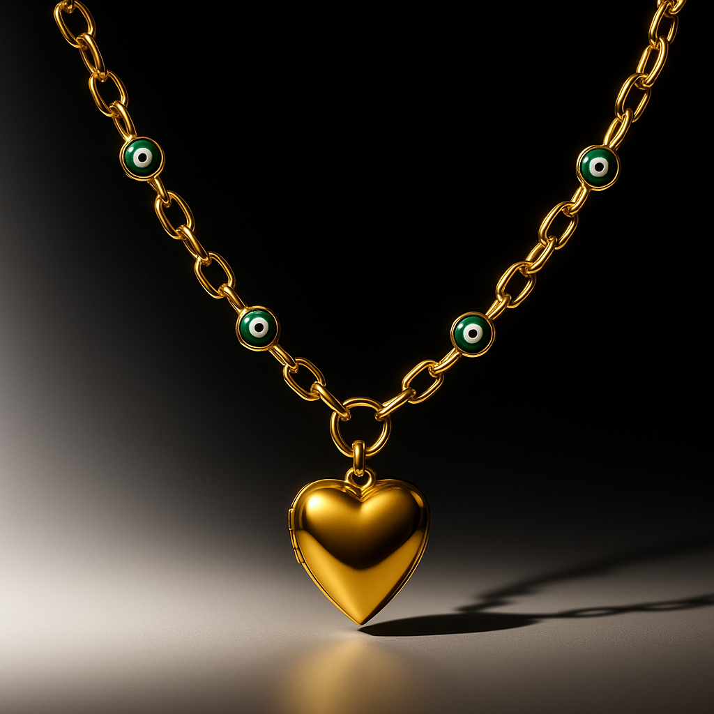 Delphi Evil Eye Perfume Necklace