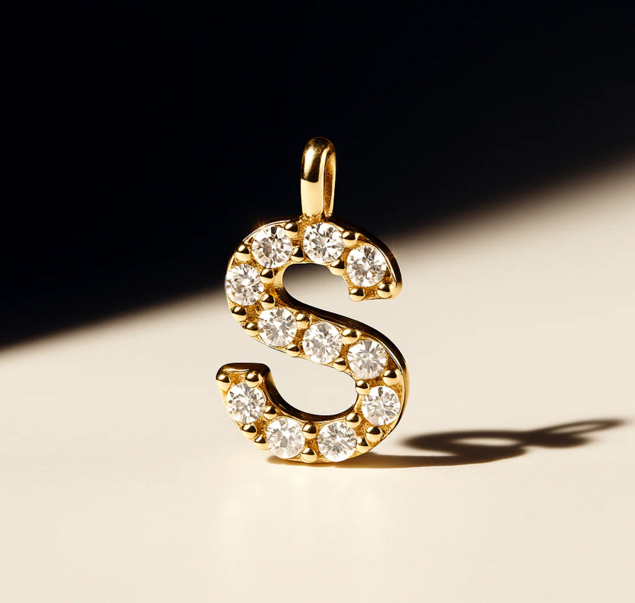 2 initial gold perfume necklace