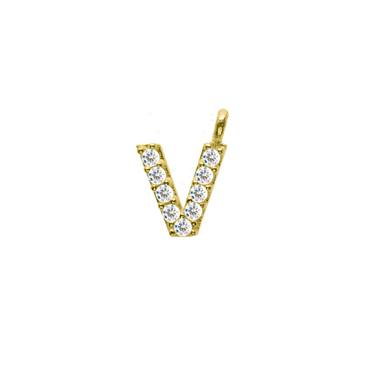 White Letter V
