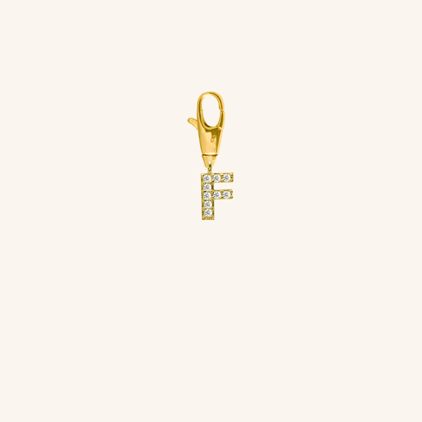 Diamond Gold Initial Pendant