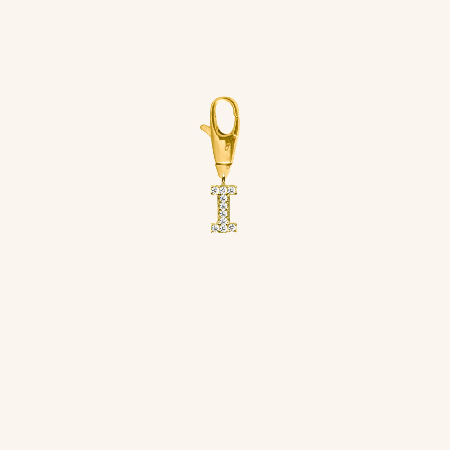 Diamond Gold Initial Pendant