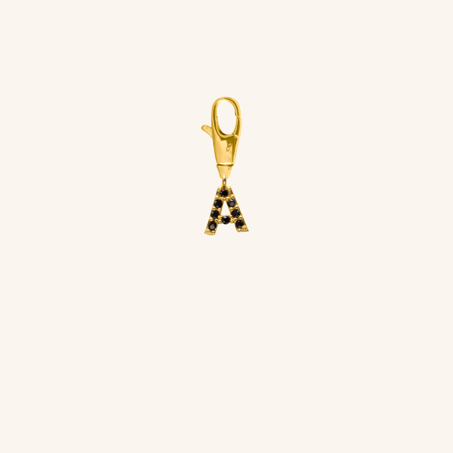Black Crystal Initial Charm - A
