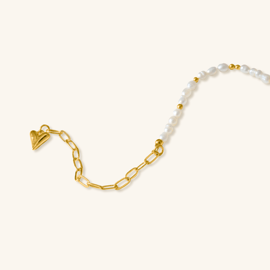 Baroque Pearl Gold Necklace