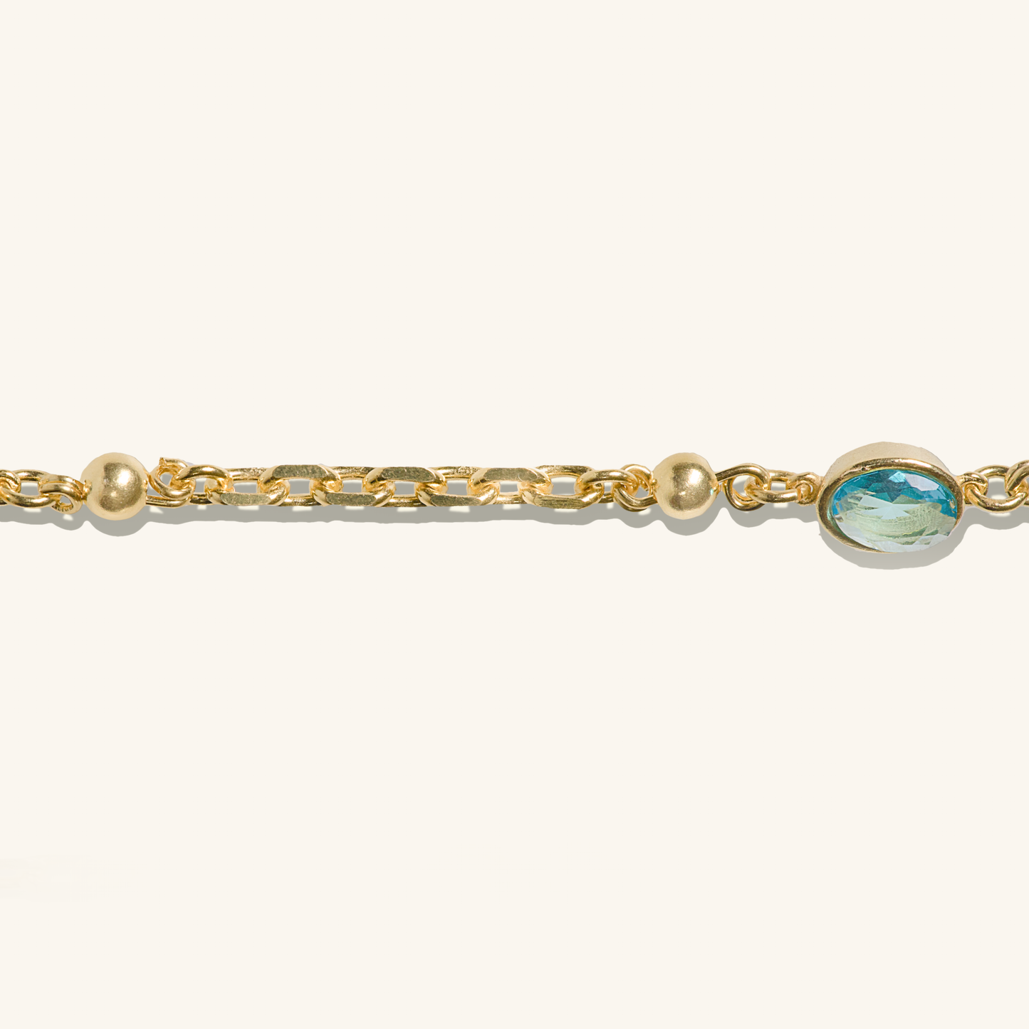 Custom Turquoise Gemstone Charm Necklace. Adjustable Length: 18"- 20"