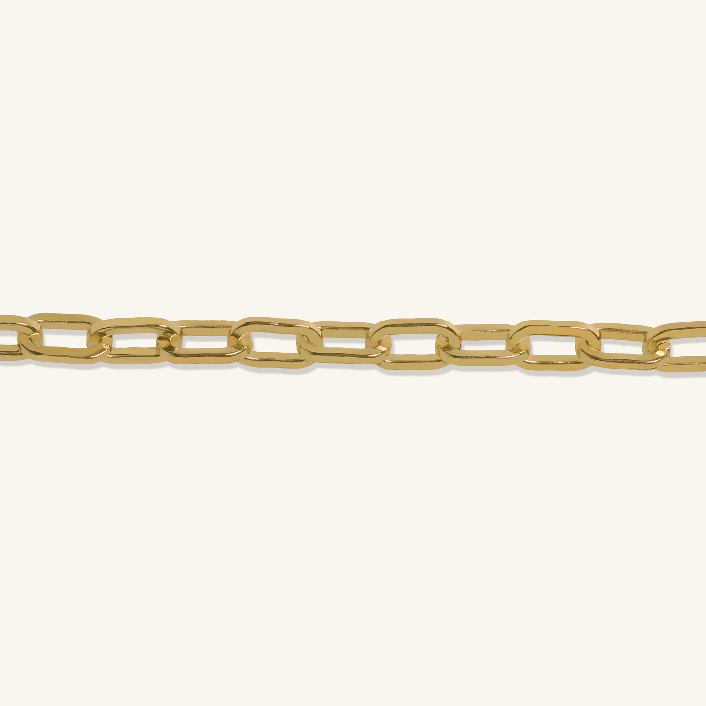 Custom Gold Cable Chain Charm Necklace. Adjustable length : 18" - 22"