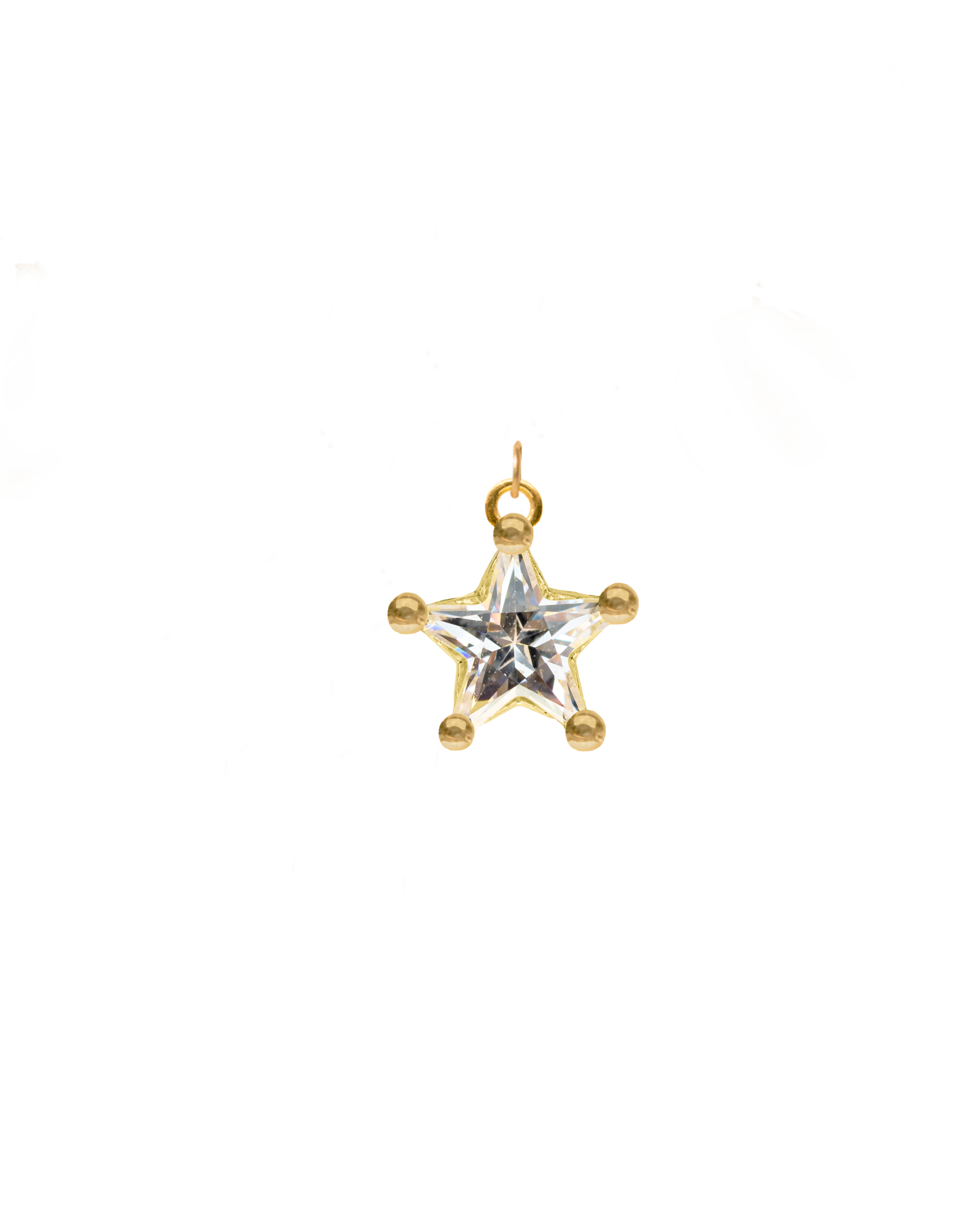 Mini Astrid Star Charm (White)