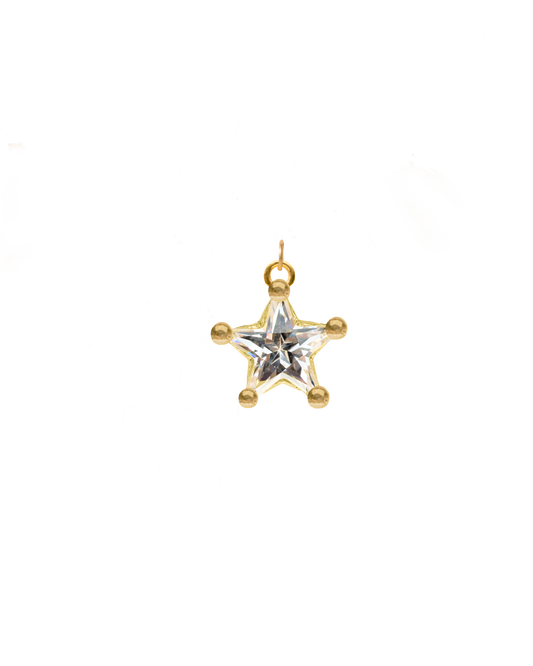 Mini Astrid Star Charm (White)