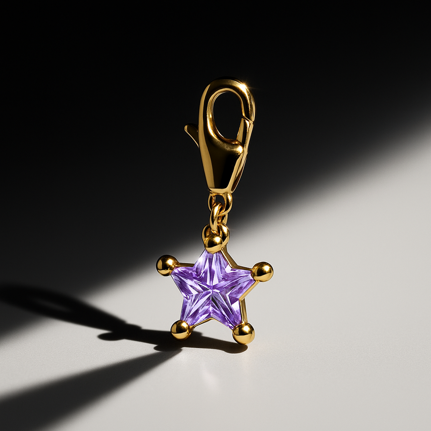 Mini Astrid Star Charm - Purple
