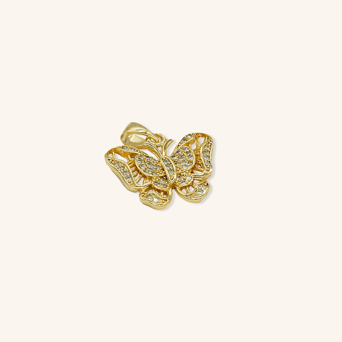 Gold Butterfly charm