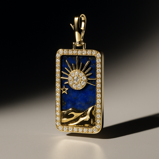 Midnight Blue Rising Pendant