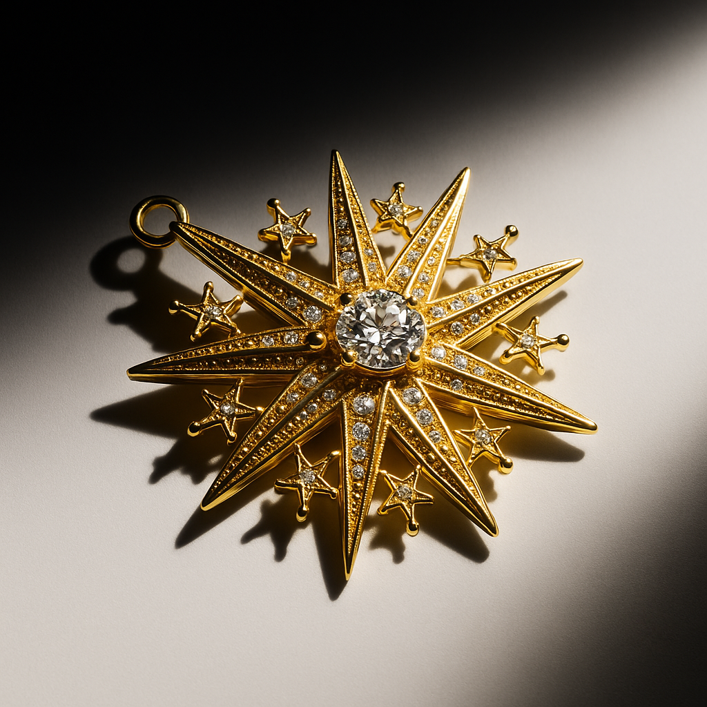 North star polaris pendant