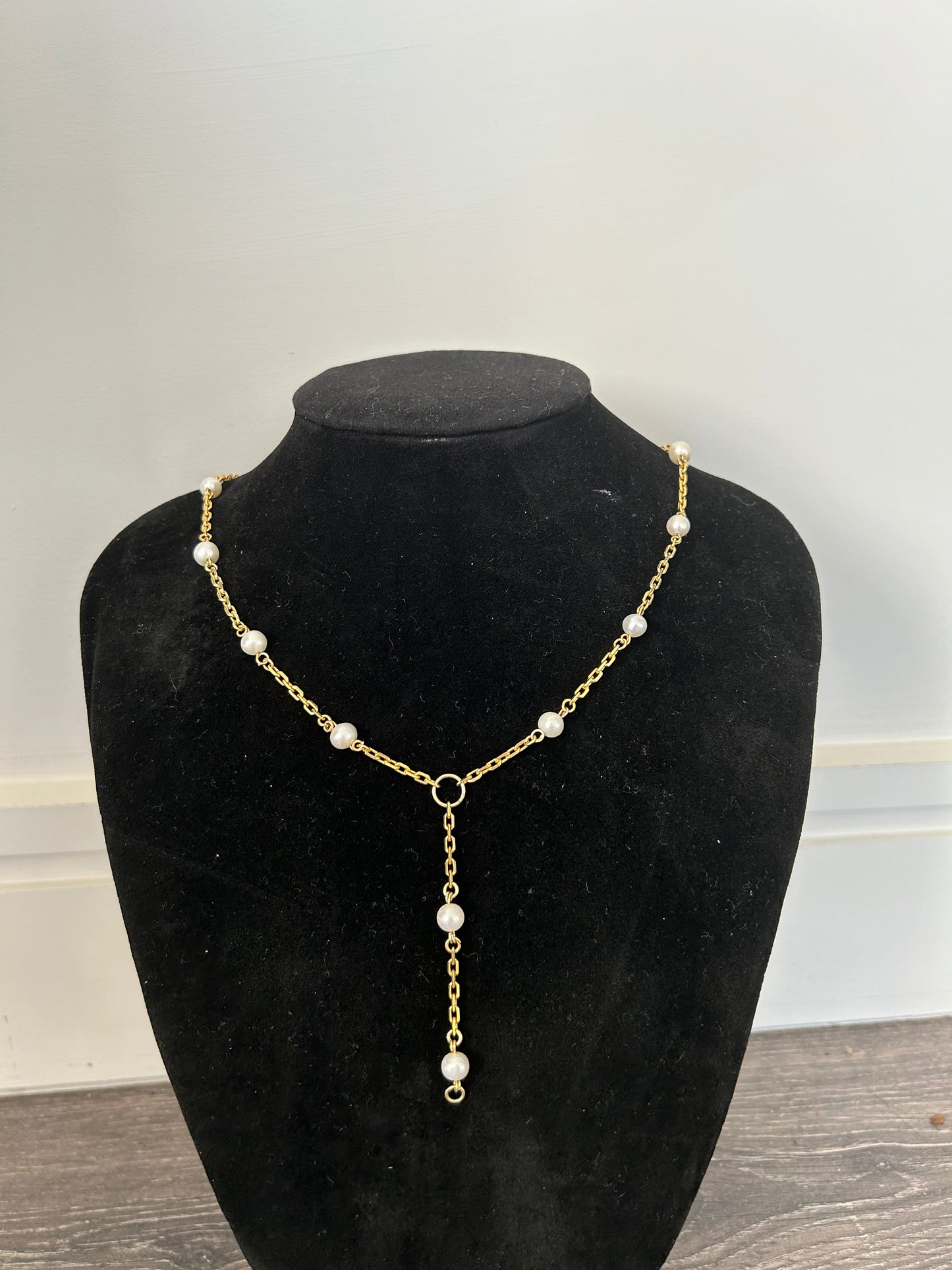 Pearl drop chain