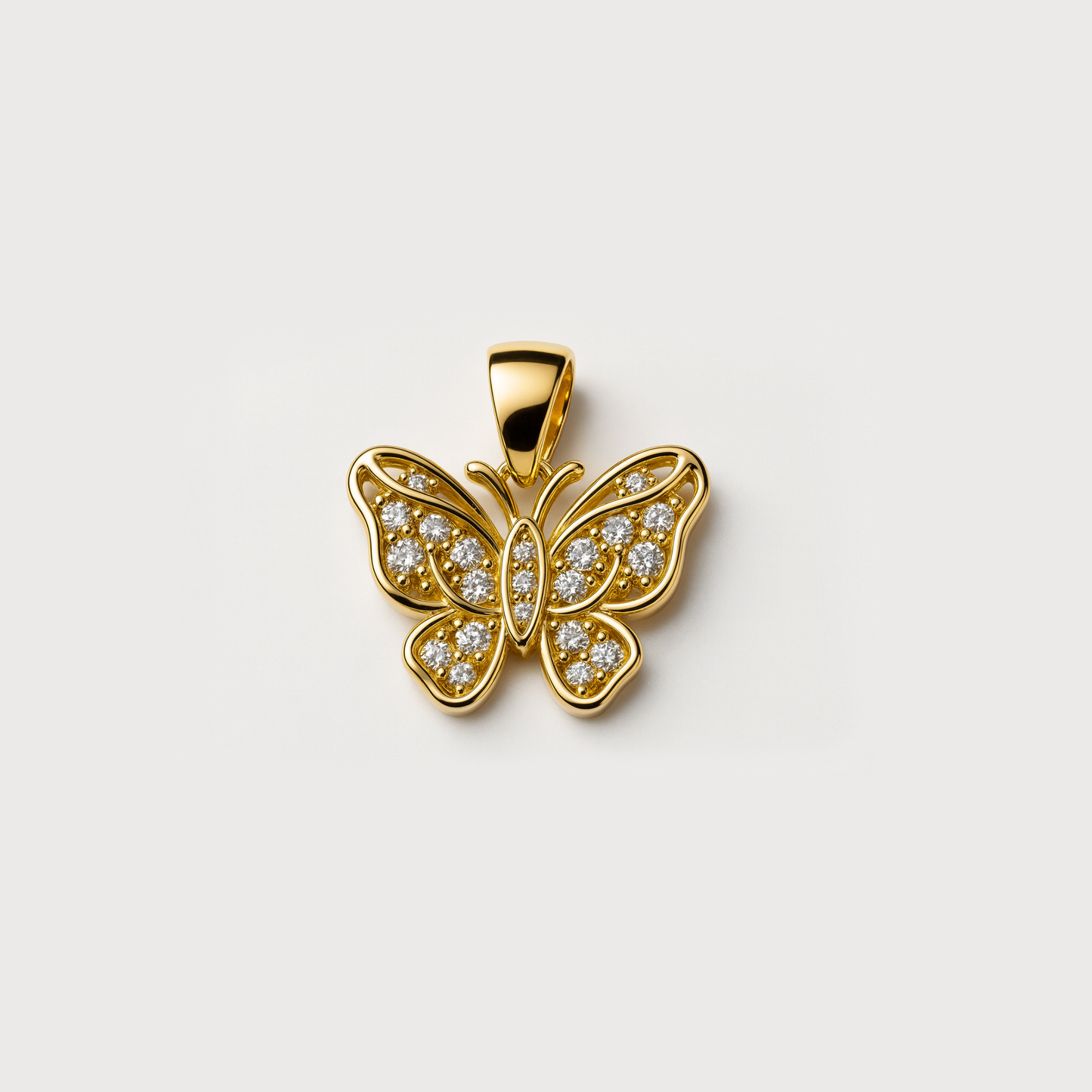 Gold Butterfly charm