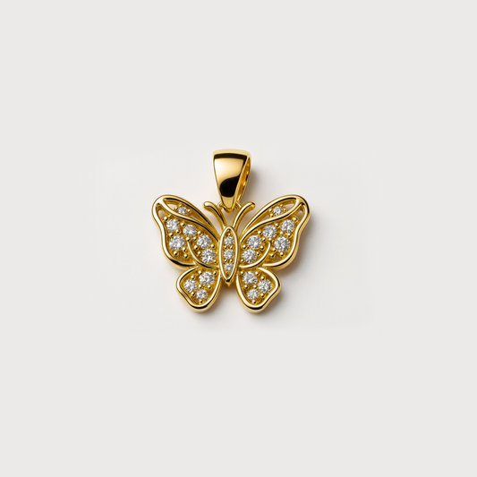 Gold Butterfly charm