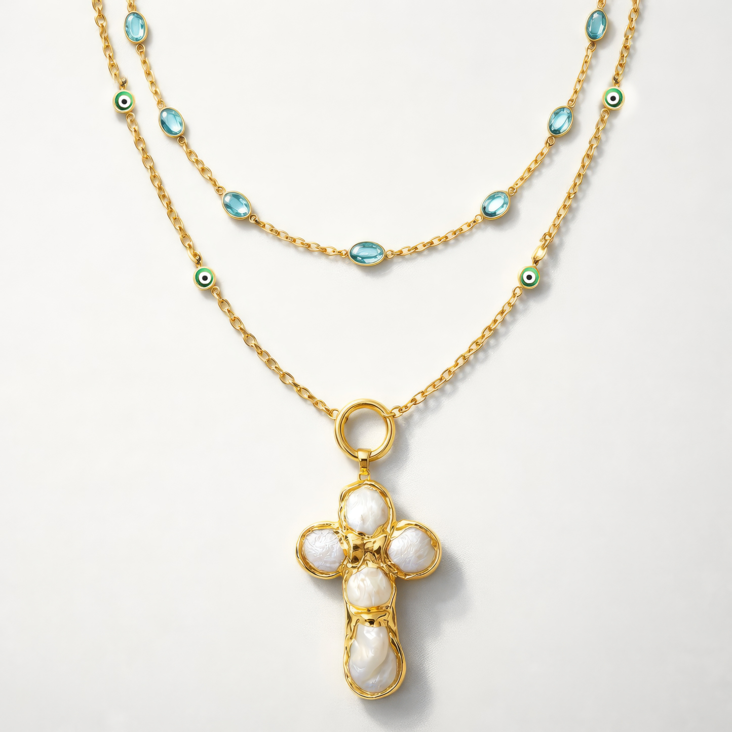 DIVINE PROTECTION - Necklace Layering Set