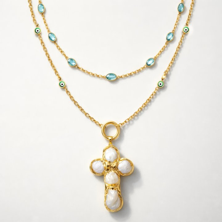 DIVINE PROTECTION - Necklace Layering Set