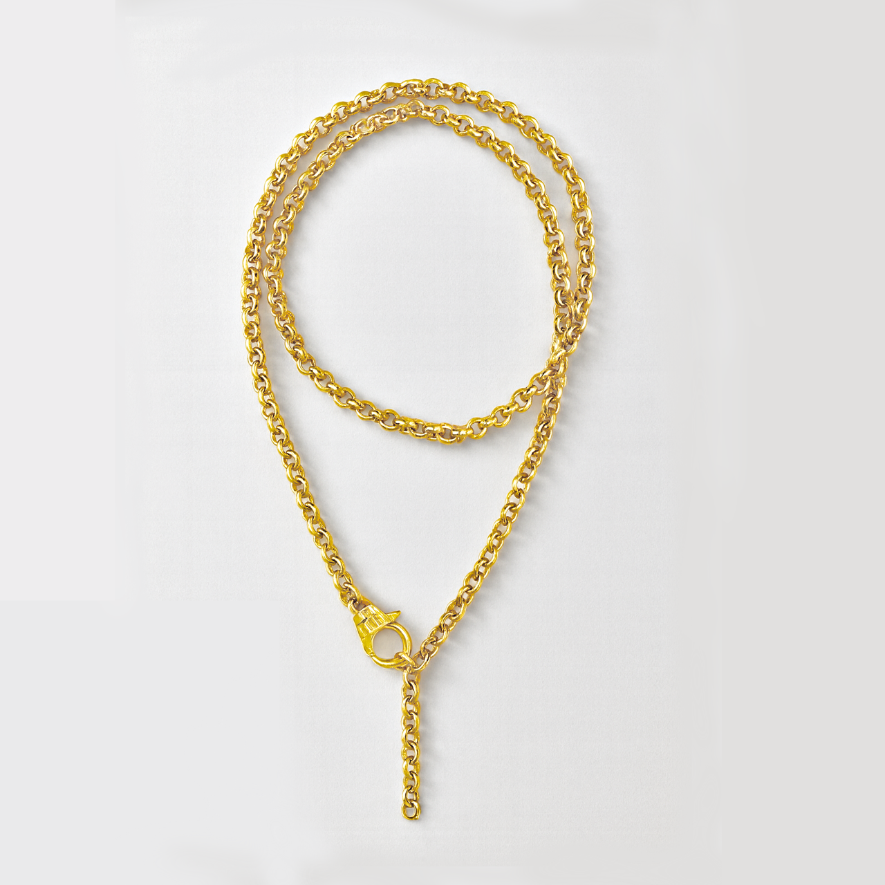 3-in-1 Molten Gold Birthstone Clover Necklace