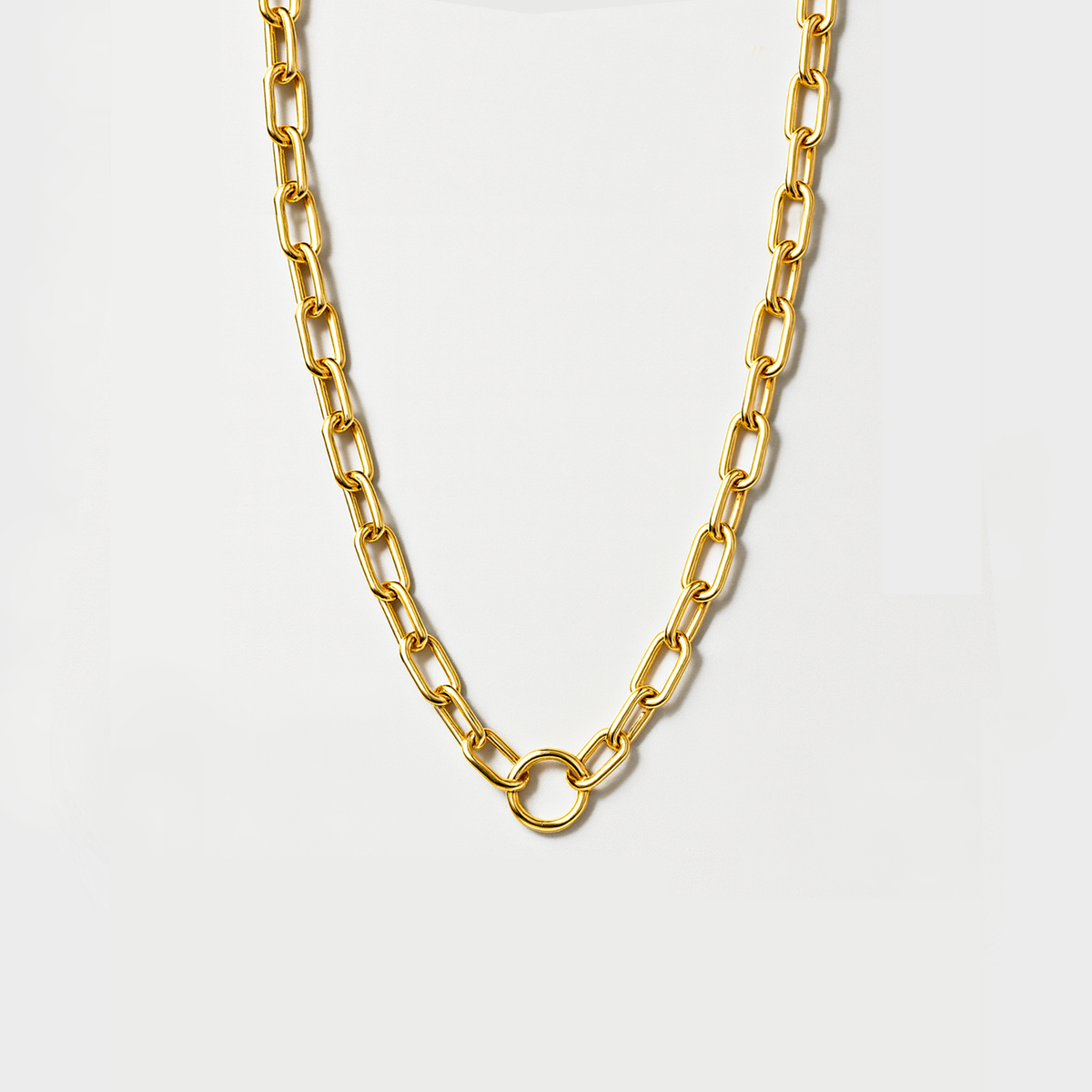 Gold Cable Chain Necklace