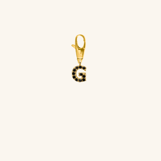 Black Crystal Initial Charm - G