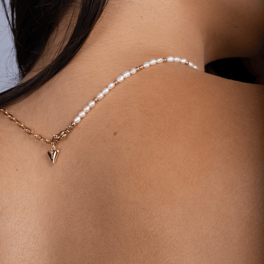 Baroque Pearl Gold Necklace