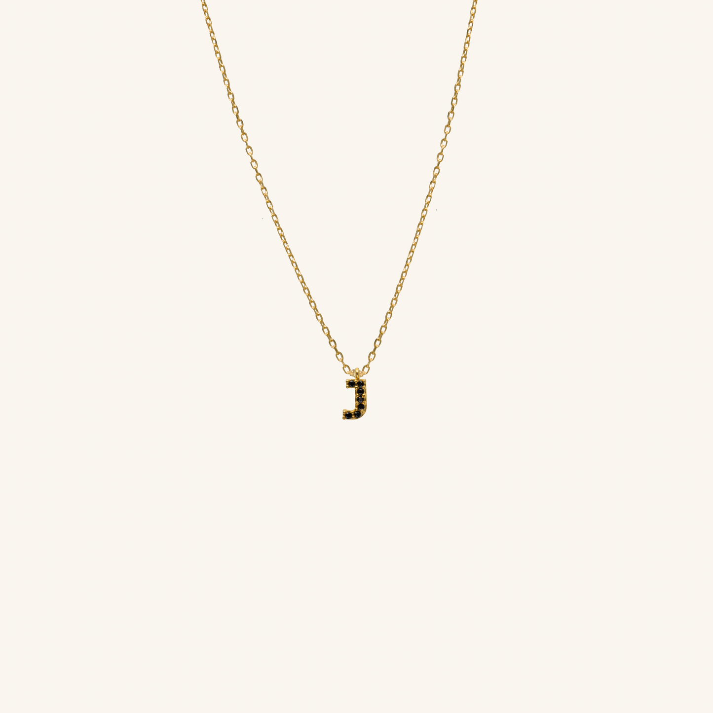 Diamond Initial Dainty Letter Necklace