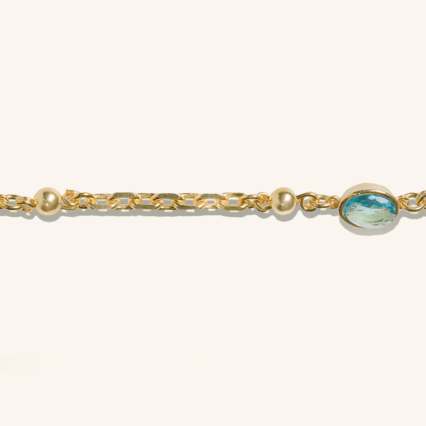 Turquoise Gemstone Gold Necklace Chain