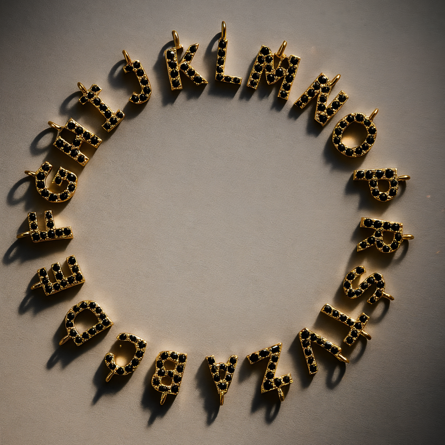 Gold Paperclip Initial Birthstone Necklace