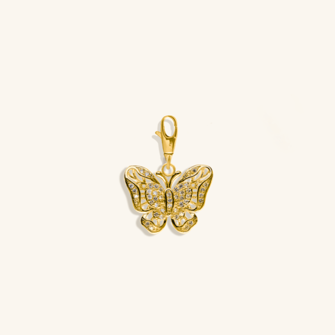 Gold Butterfly charm