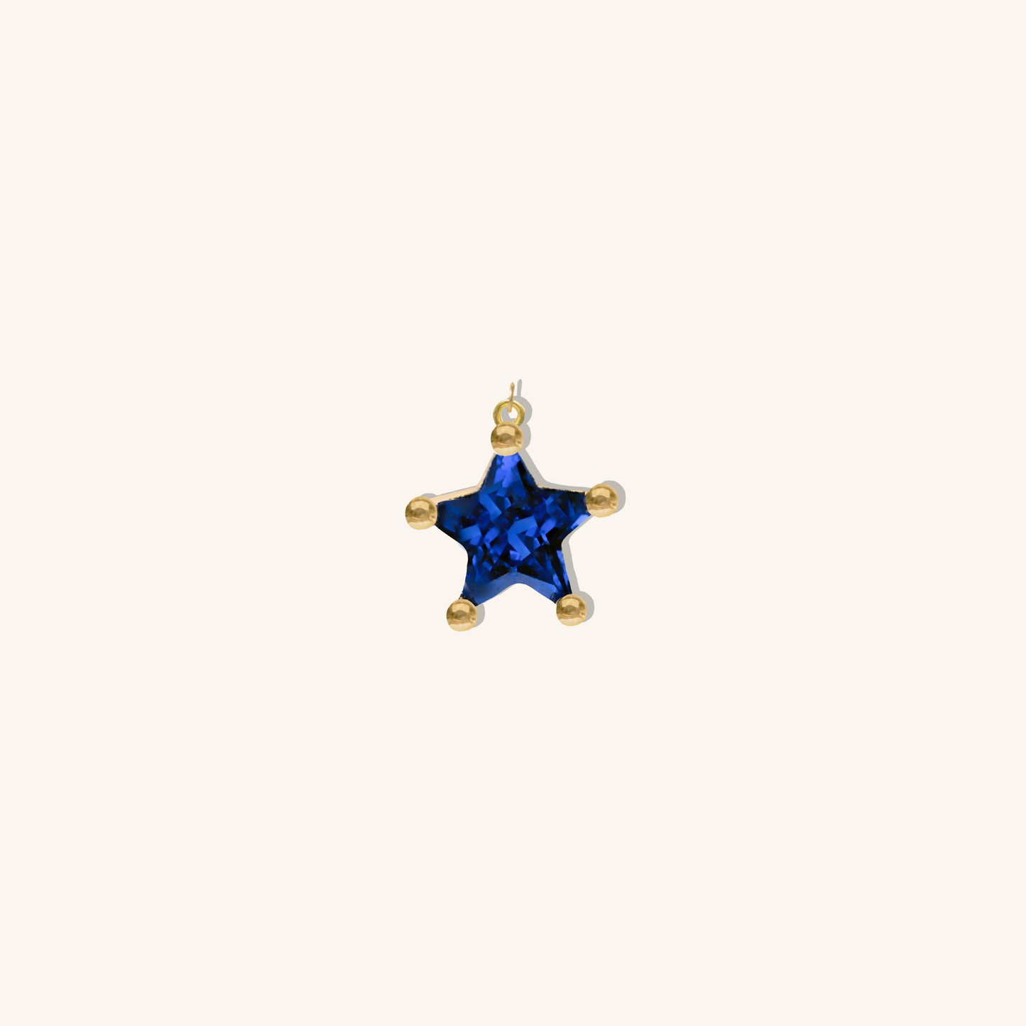 Astrid Star Charm - Dark Blue