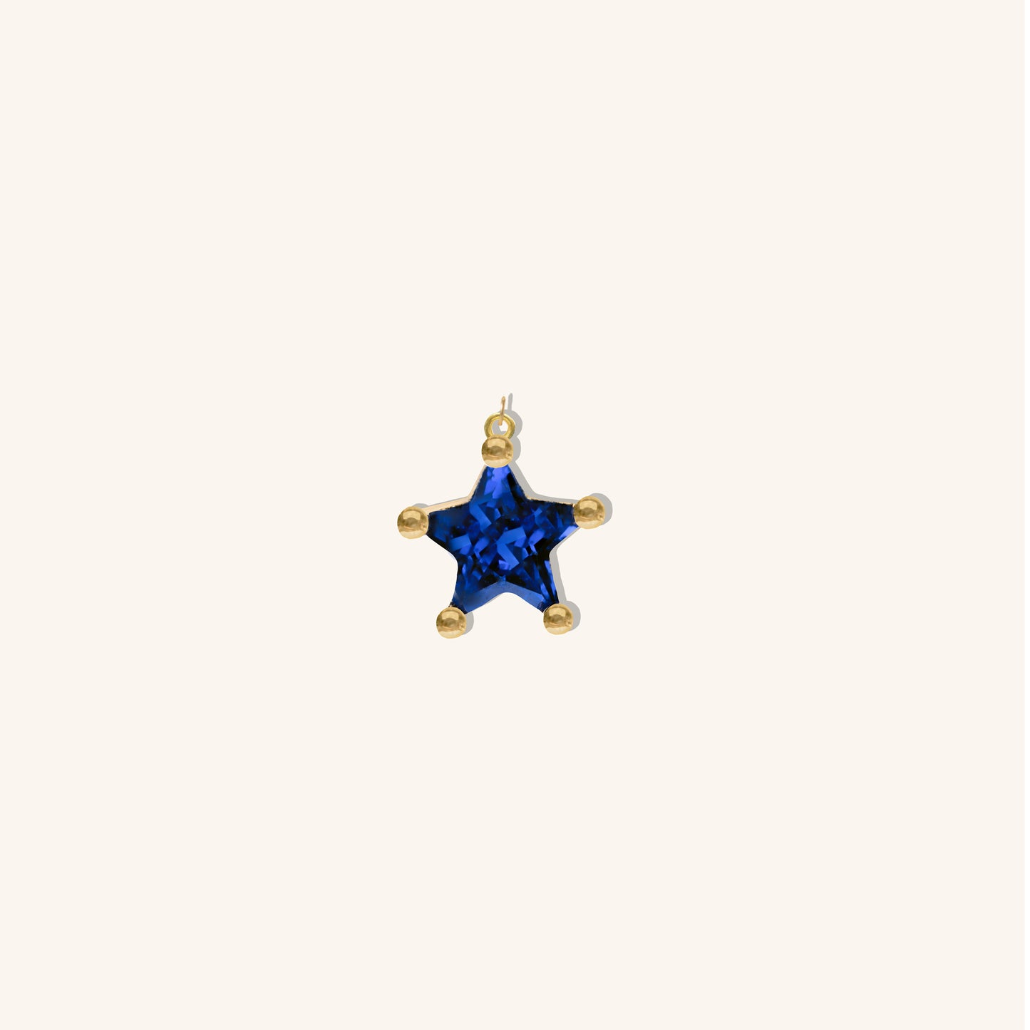 Astrid Star Charm - Dark Blue