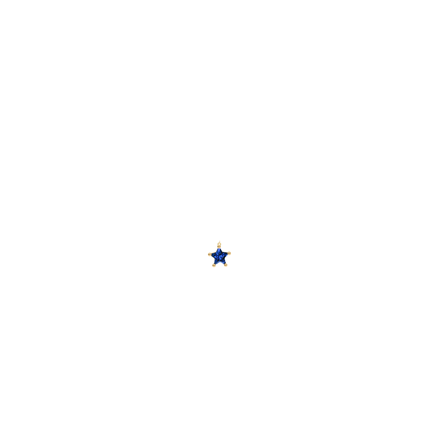 Astrid Star Charm - Dark Blue