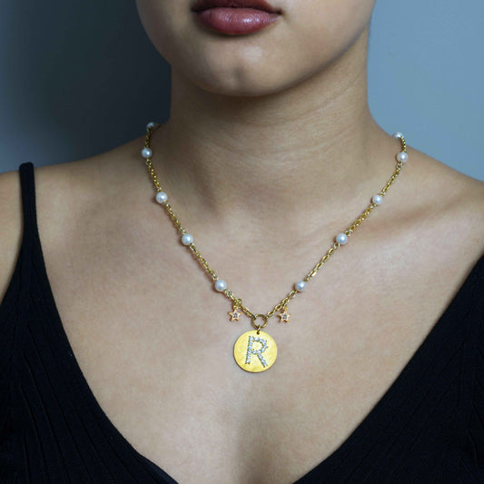 Mini Astrid Star Charm - Diamond