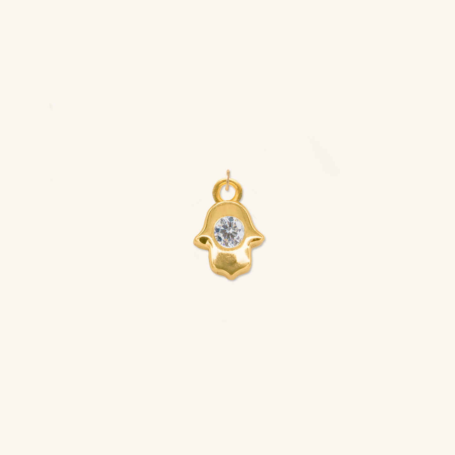Micro Páve Hamsa Charm