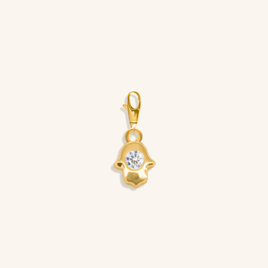 Micro Páve Hamsa Charm