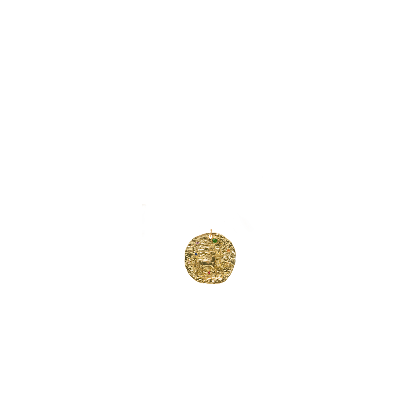 Sagittarius Micro Páve Zodiac Pendant