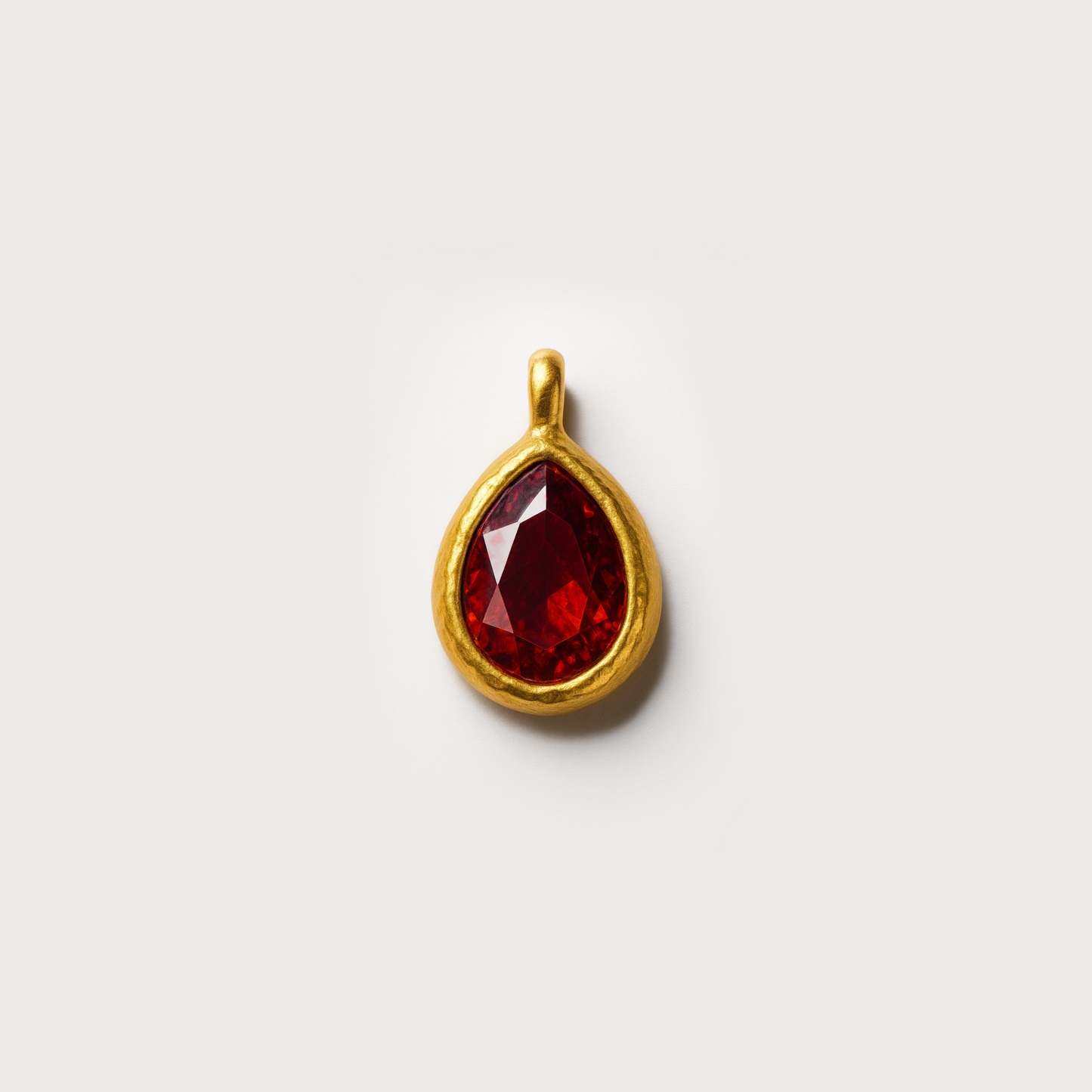 Gold Small Individual Birthstone Charm